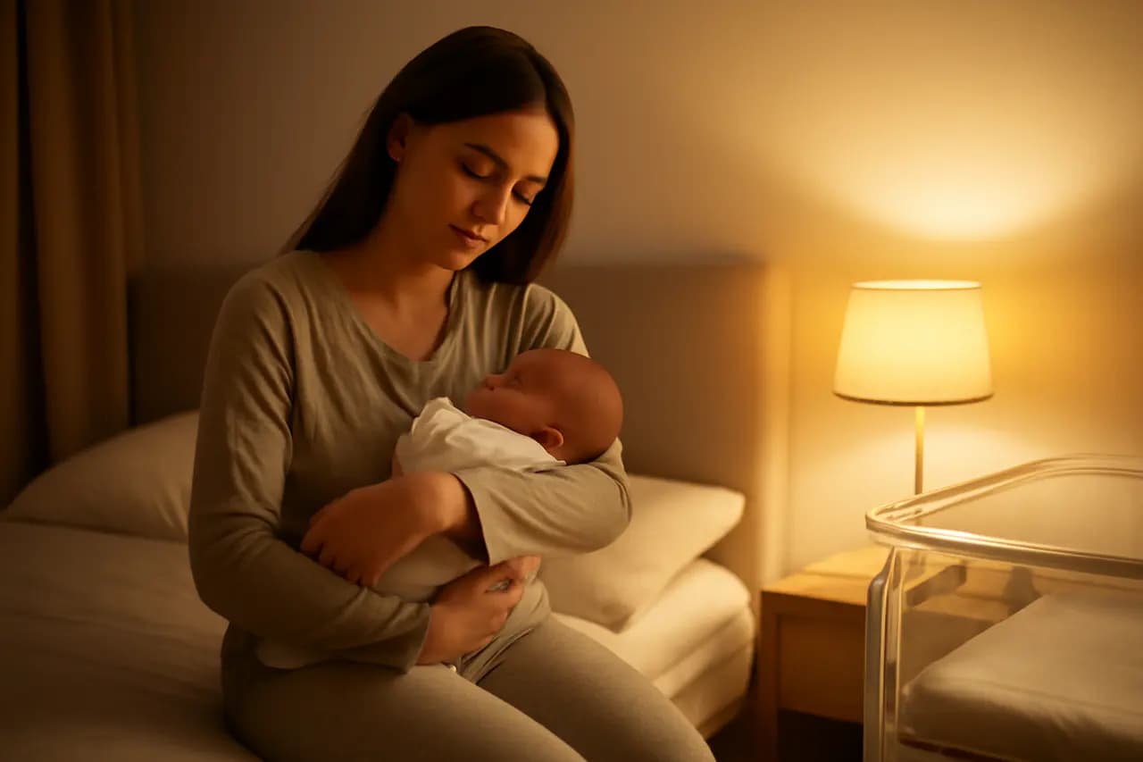 Dojčenie v noci: Ako si uľahčiť časté budenie