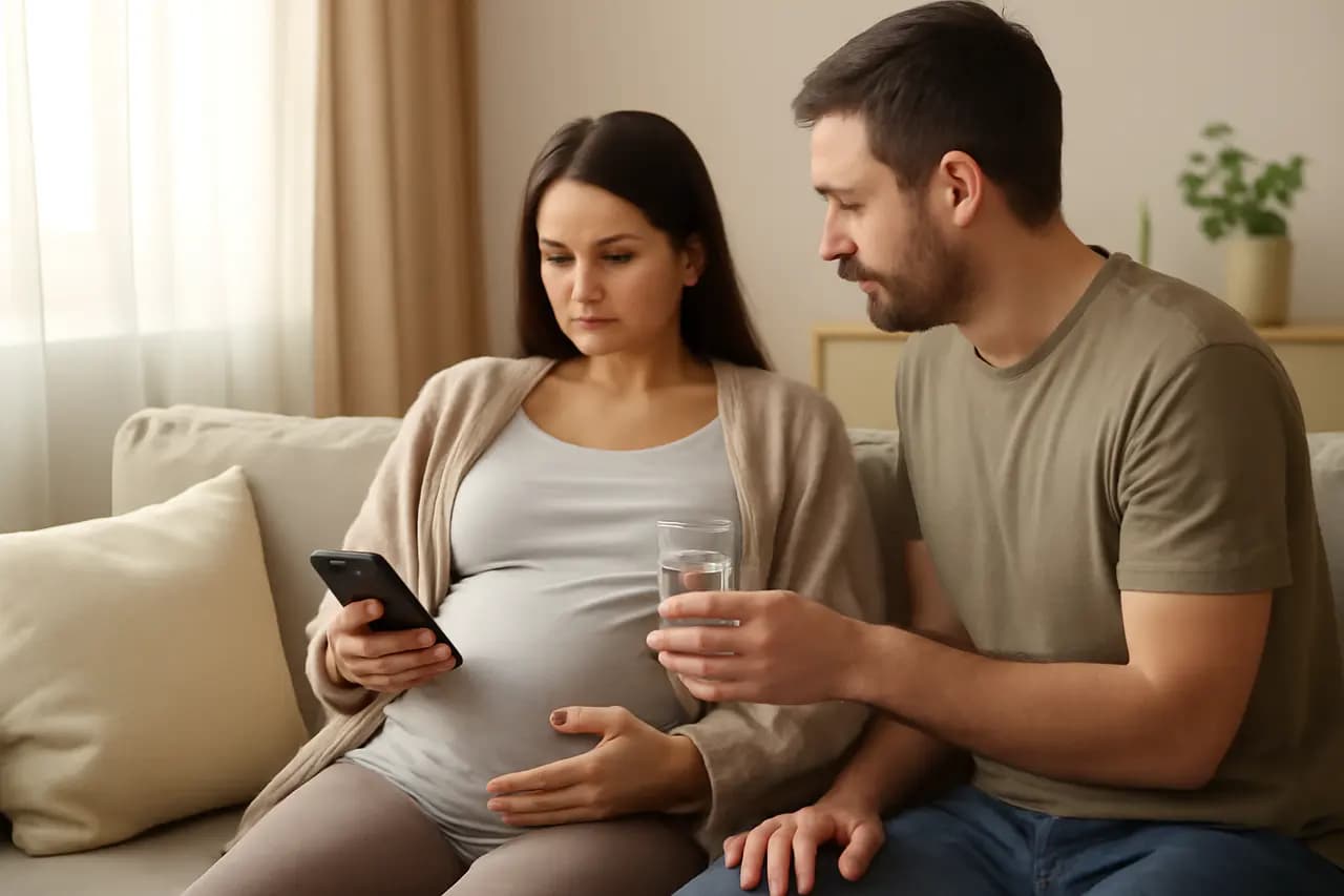 Poslíčkovia alebo pôrodné kontrakcie: Ako rozoznať rozdiel