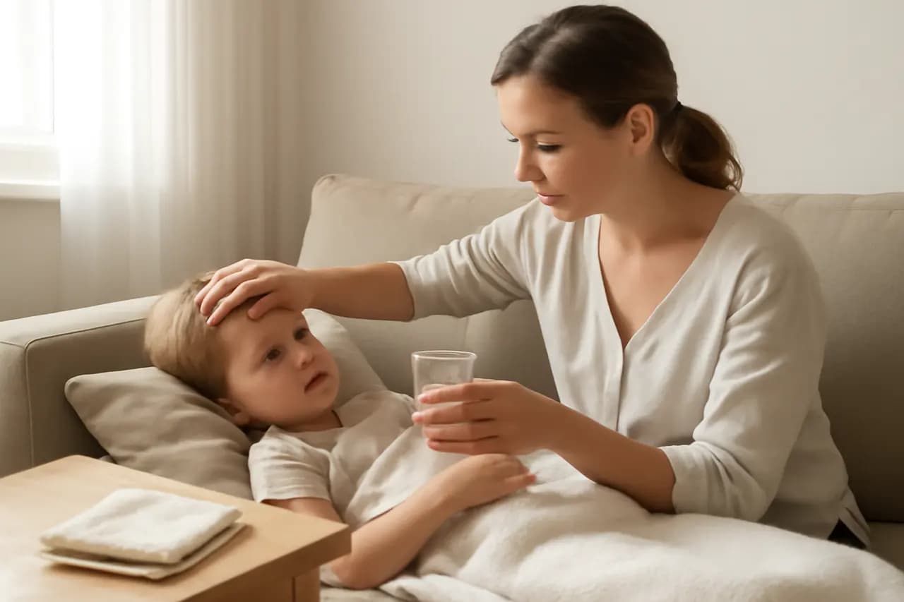 Zábaly pri horúčke u detí: Kedy sa používajú a čomu sa vyhnúť